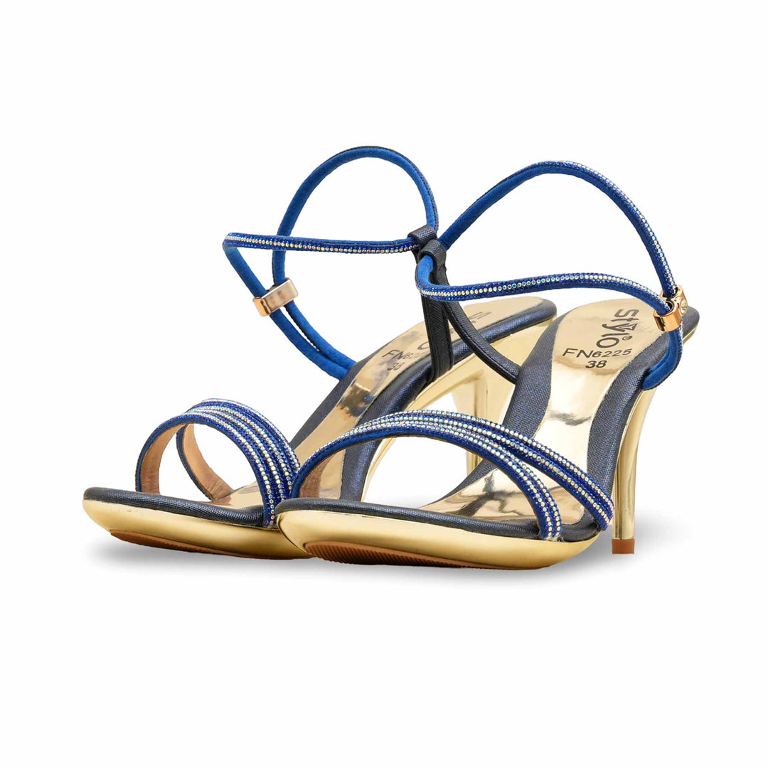 Navy Fancy Bridal Sandal FN6225