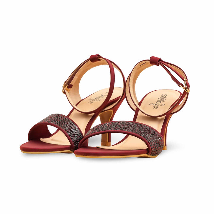 Maroon Fancy Sandal FN6227