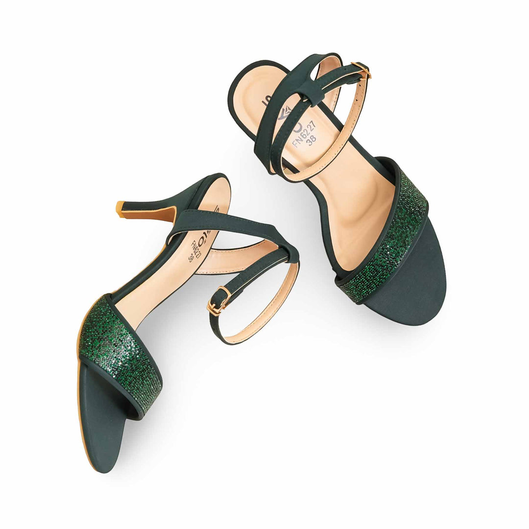 Green Fancy Sandal FN6227