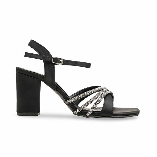 Black Fancy Sandal FN6230