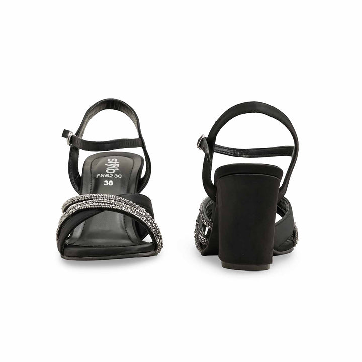 Black Fancy Sandal FN6230