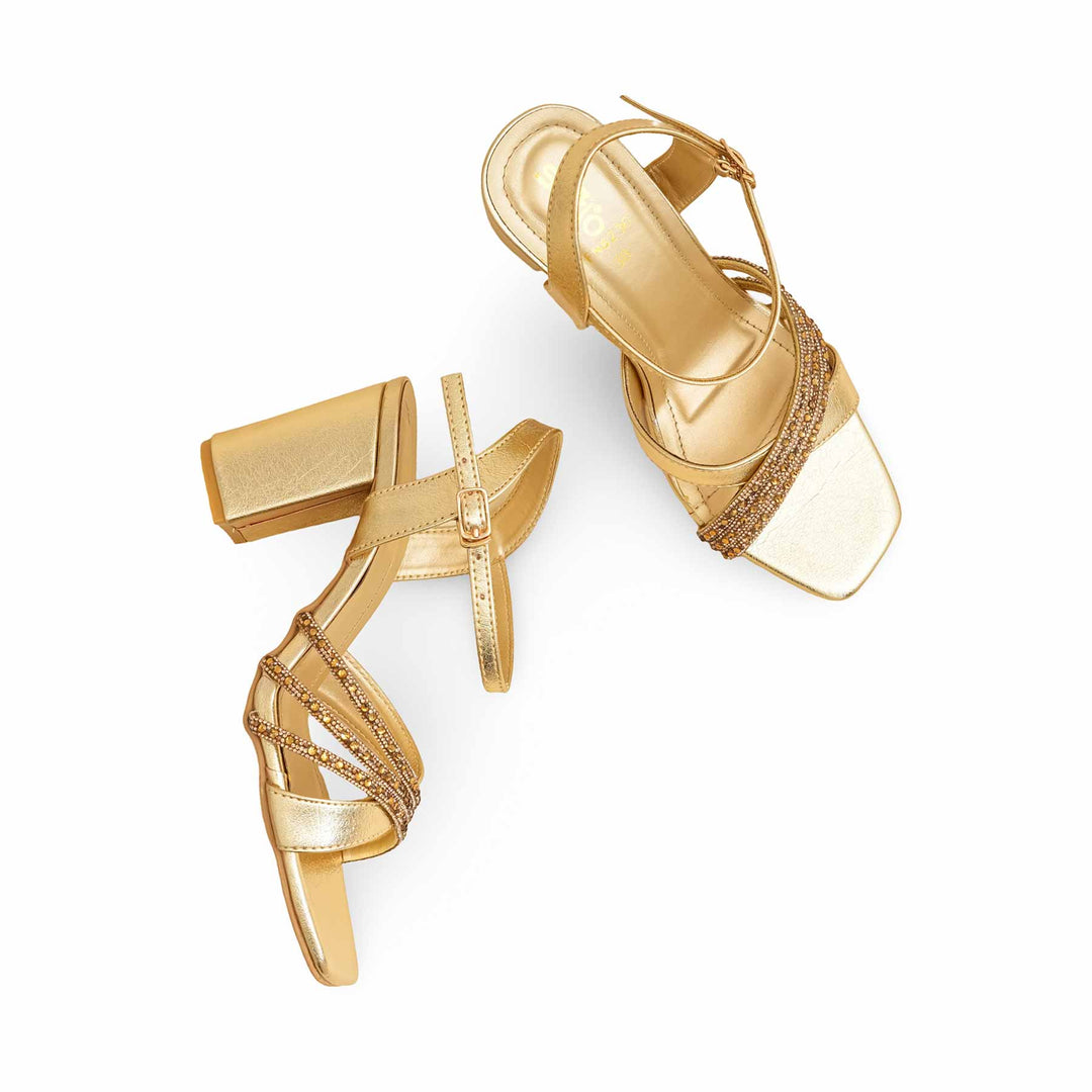 Golden Fancy Sandal FN6230