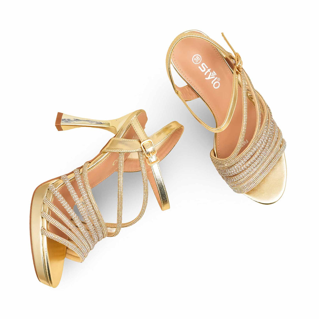 Golden Fancy Bridal Sandal FN6231
