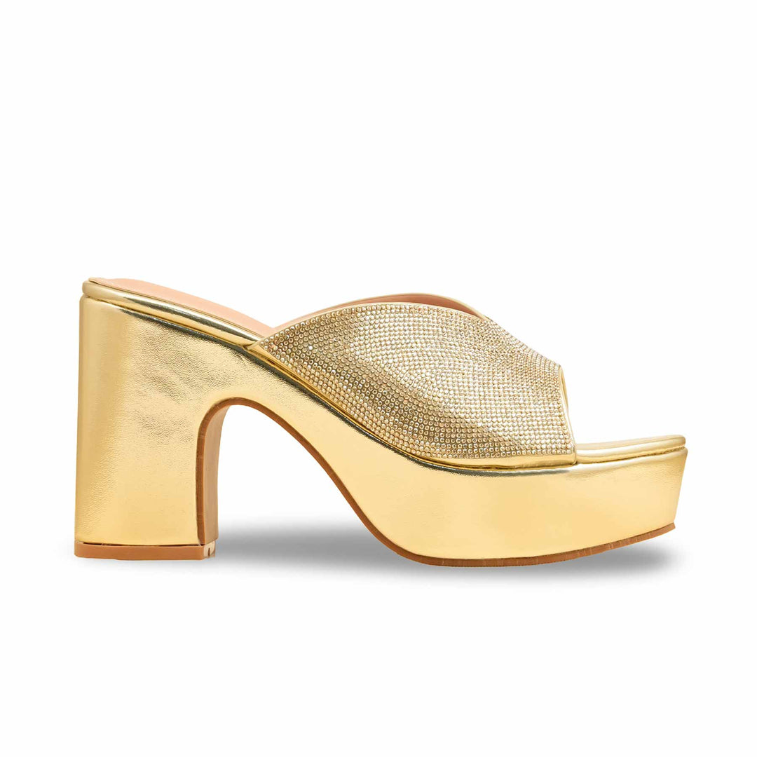 Golden Fancy Bridal Sandal FN6234