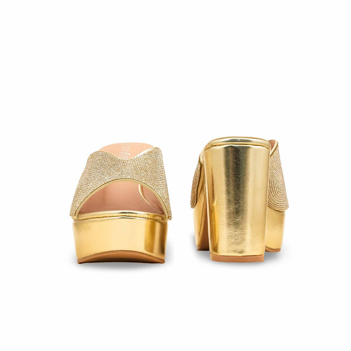 Golden Fancy Bridal Sandal FN6234