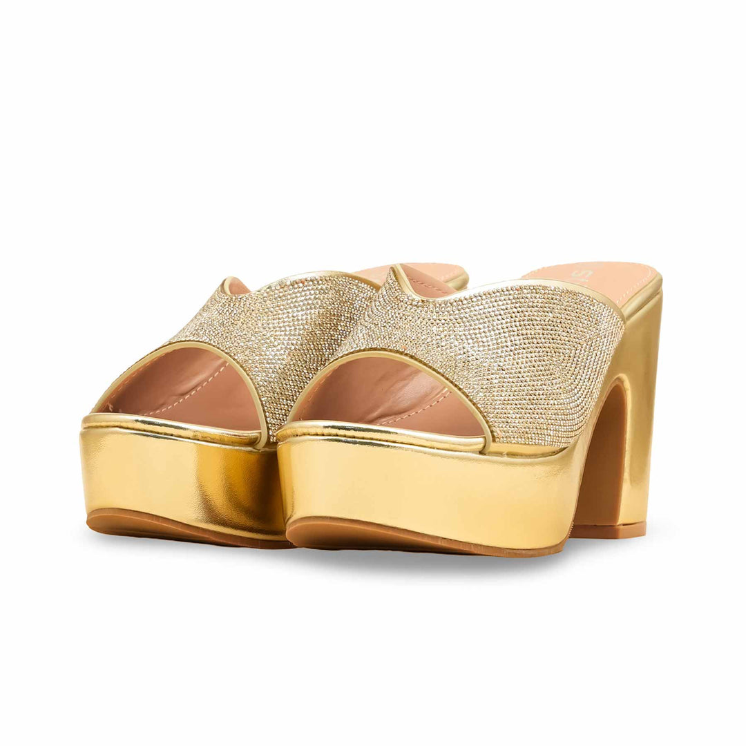 Golden Fancy Bridal Sandal FN6234