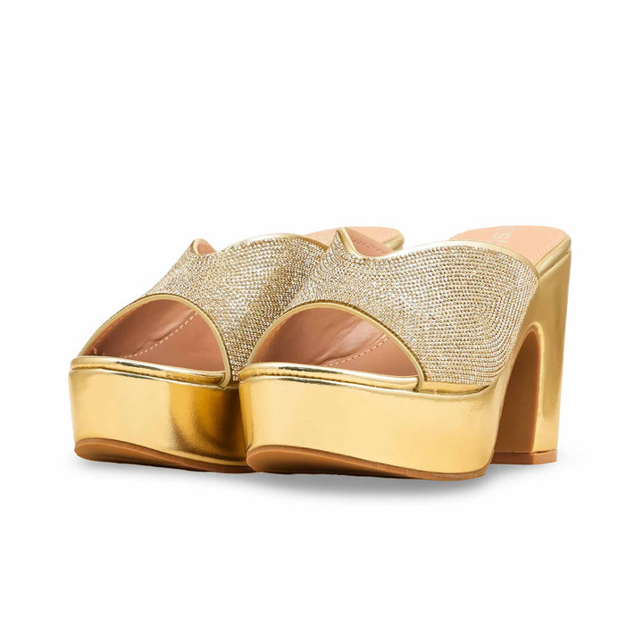 Golden Fancy Bridal Sandal FN6234