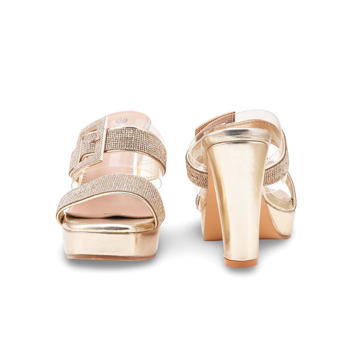 Golden Fancy Bridal Sandal FN6235