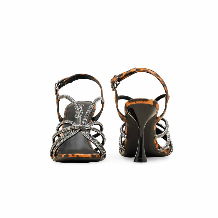 Black Fancy Women Sandal FN6238