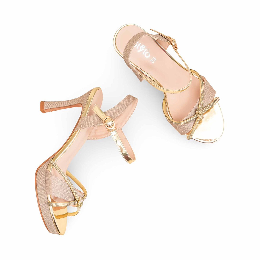 Golden Fancy Bridal Sandal FN6239