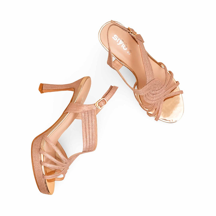 Champagne Fancy Bridal Sandal FN6240