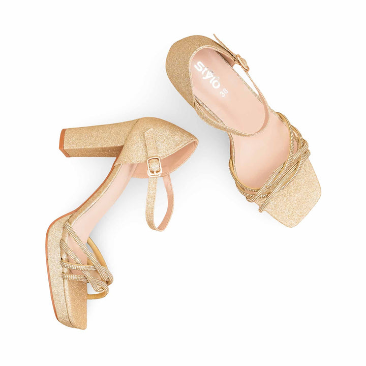 Golden Fancy Bridal Sandal FN6241