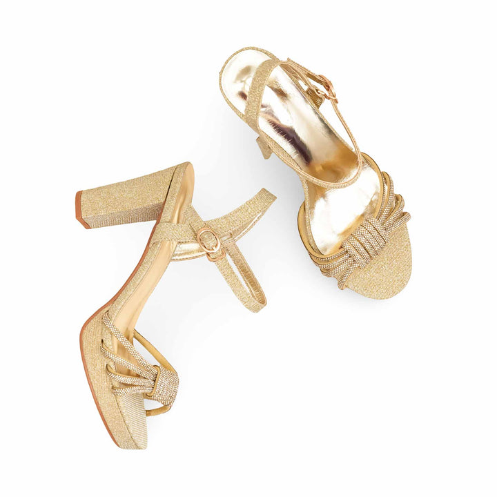 Golden Fancy Bridal Sandal FN6242