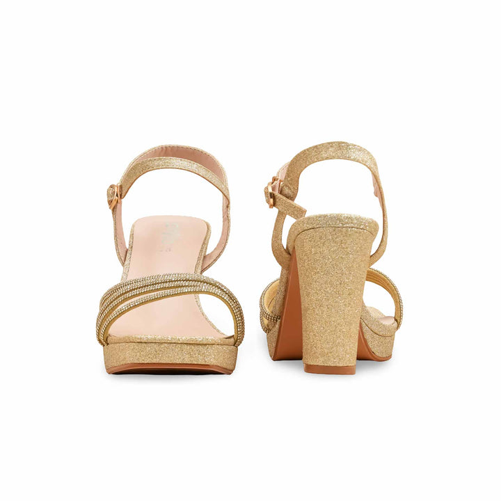 Golden Fancy Bridal Sandal FN6243