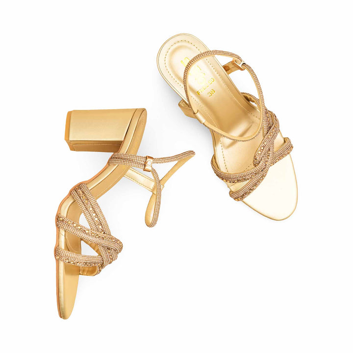 Golden Fancy Sandal FN6250