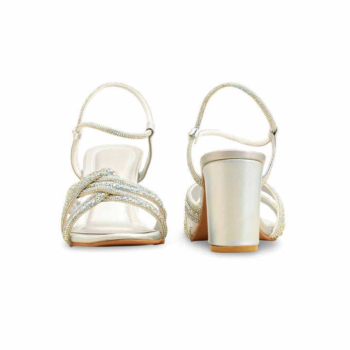 Silver Fancy Sandal FN6250