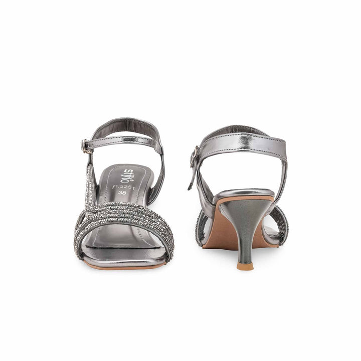 Grey Fancy Sandal For Ladies FN6251
