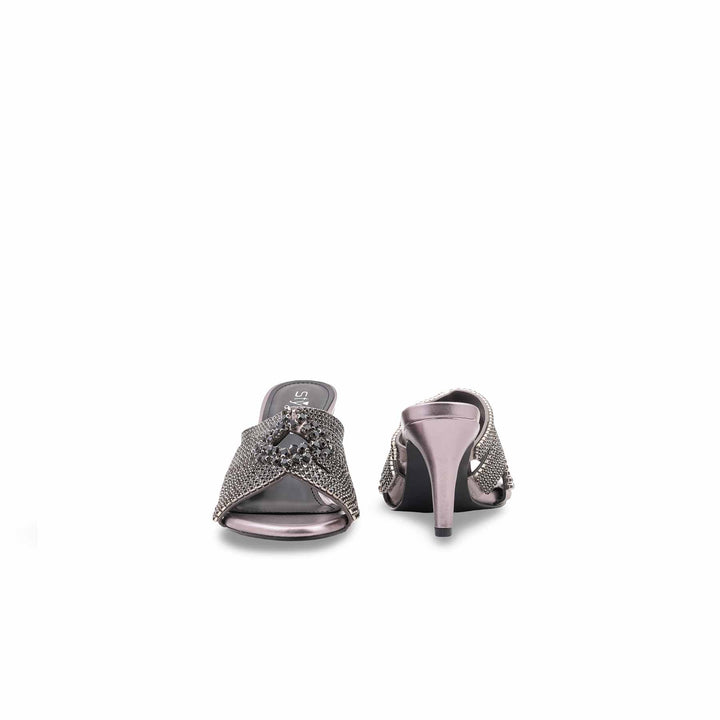 Black Fancy Sandal For Women FN6252