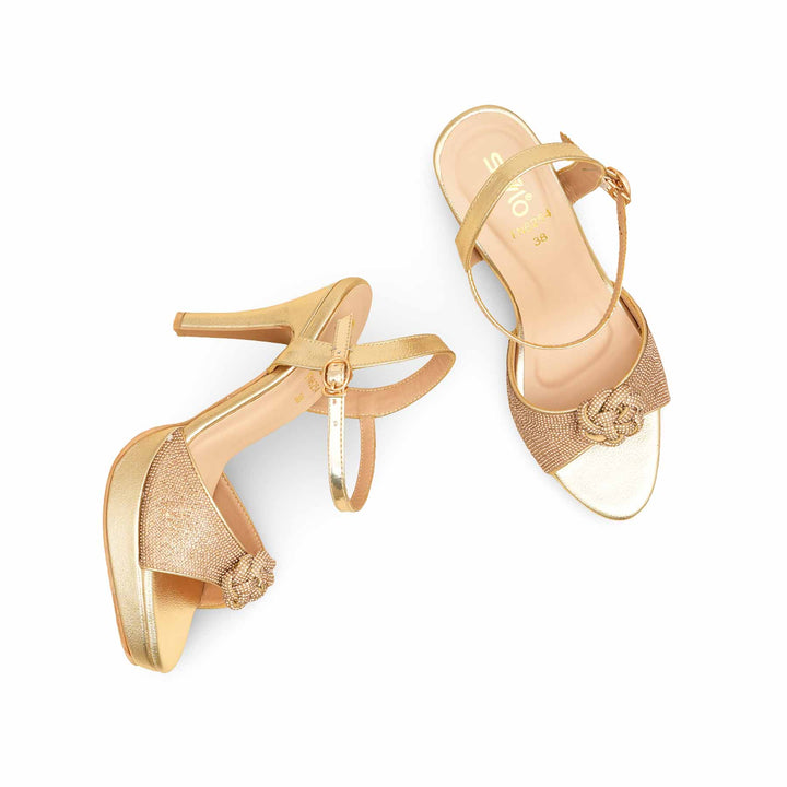 Golden Fancy Bridal Sandal FN6254