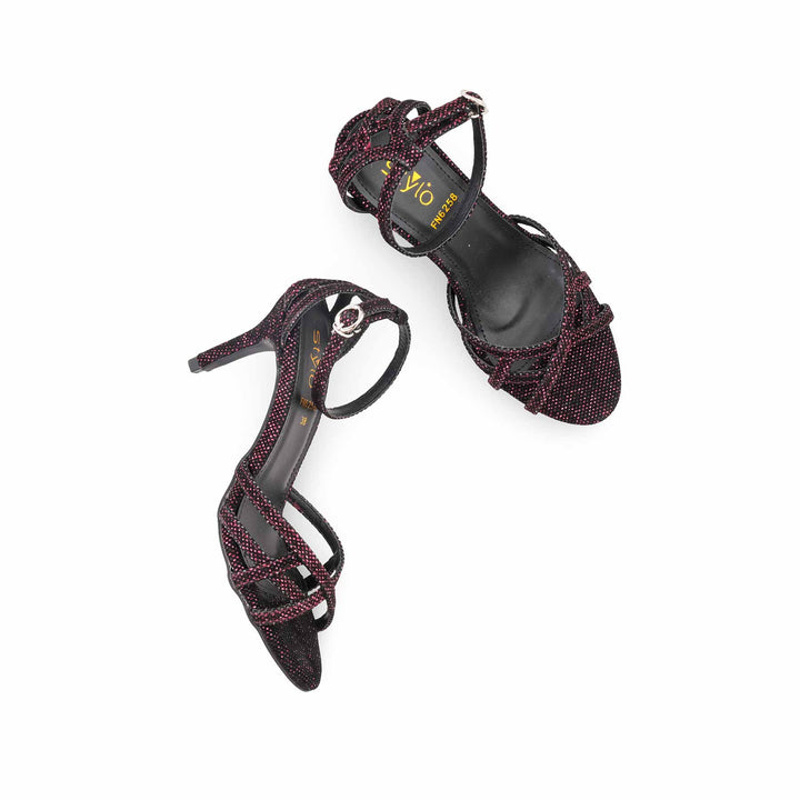 Maroon Fancy Sandal For Women FN6258