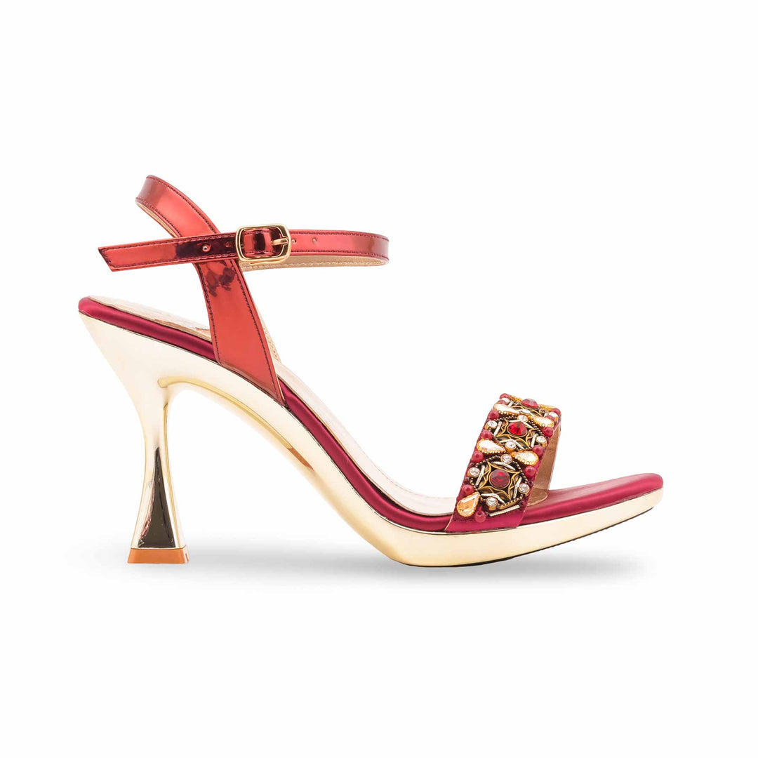 Red Fancy Bridal Sandal FN6261