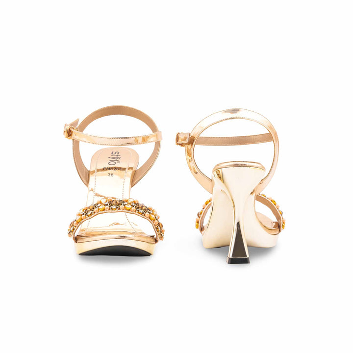 Golden Fancy Bridal Sandal FN6261