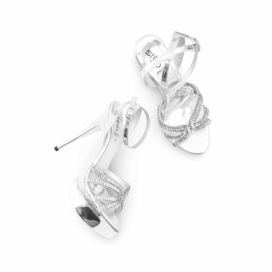 Silver Bridal Sandal FN6262