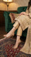 Golden Fancy Sandal For Women FN6274
