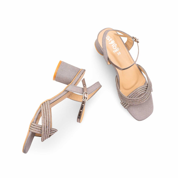 Grey Fancy Sandal For Ladies FN6275