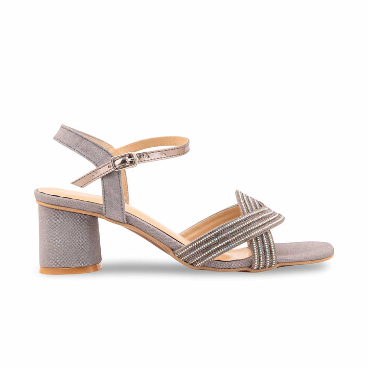 Grey Fancy Sandal For Ladies FN6275