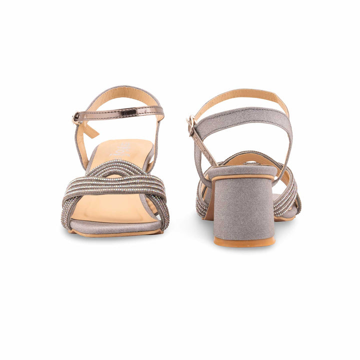Grey Fancy Sandal For Ladies FN6275