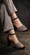 Black Fancy Sandal For Women FN6285