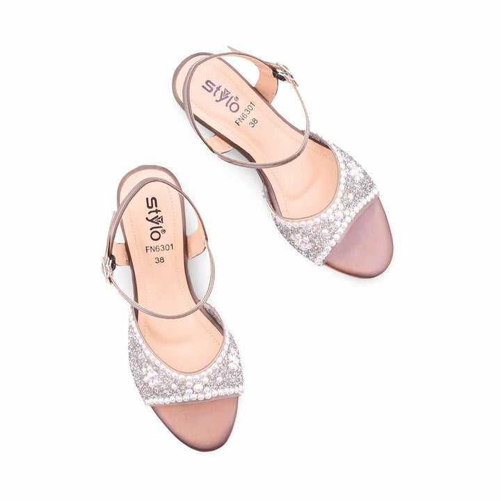 Grey Fancy Sandal For Ladies FN6301