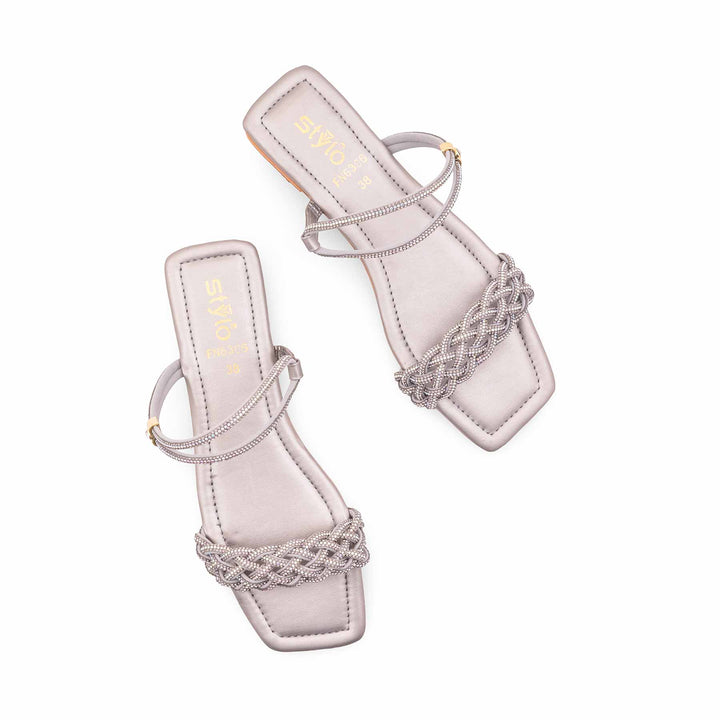 Grey Fancy Women Sandal FN6306