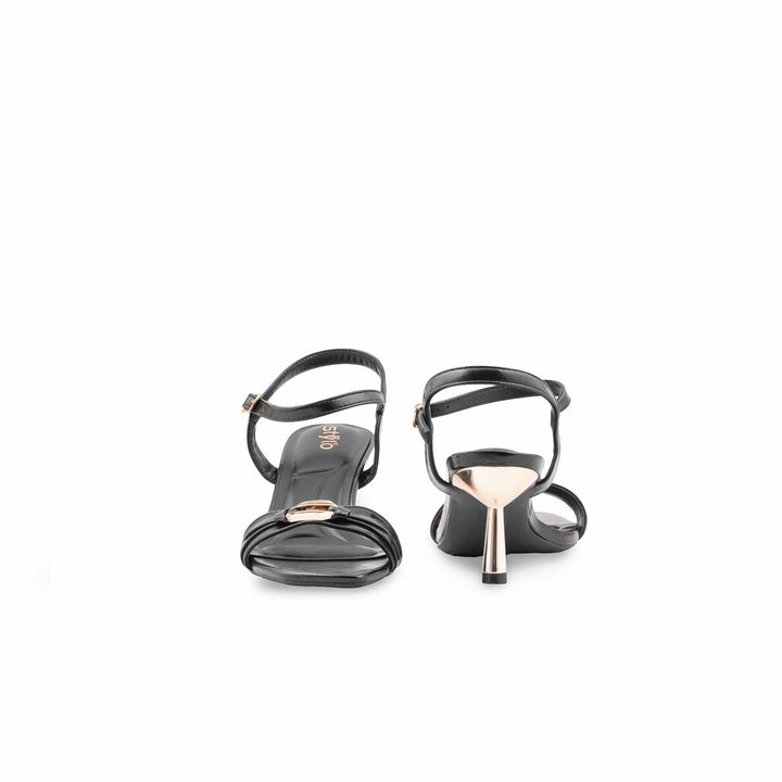 Black Fancy Sandal For Women FN6308