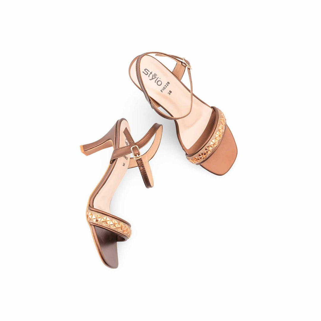 Copper Fancy Sandal For Women FN6329