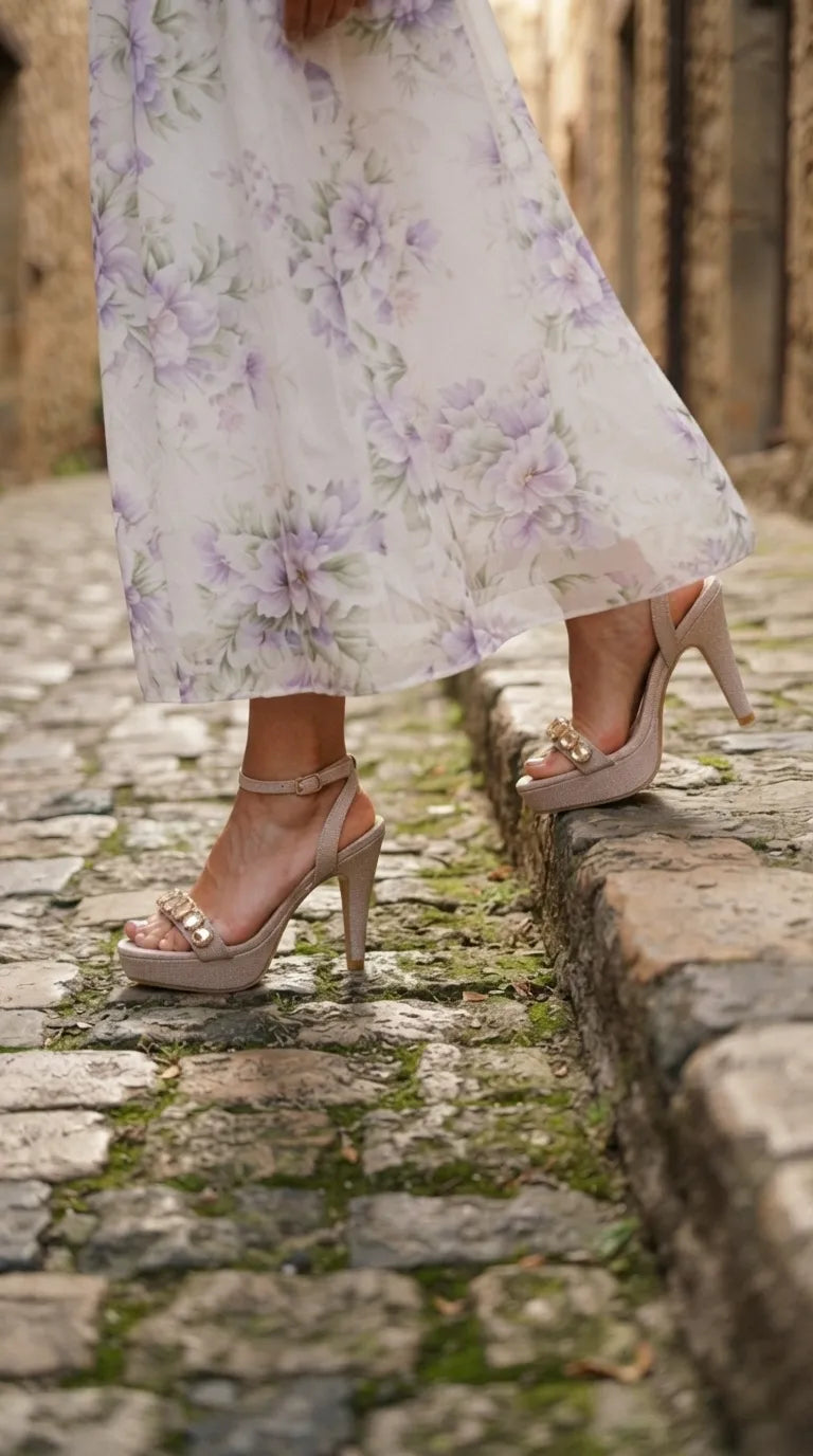 Pink Fancy Bridal Sandal FN6394