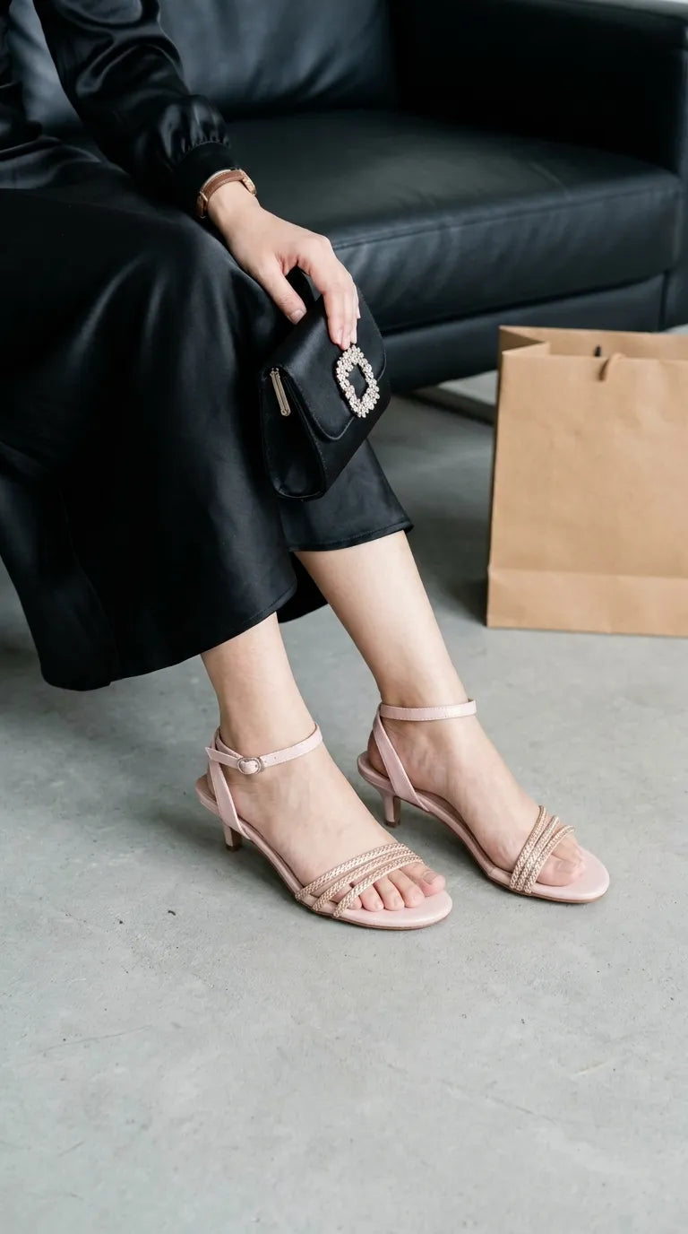 Pink Fancy Sandal For Women FN6415