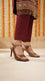 Copper Fancy Sandal For Ladies FN6420