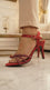 Maroon Fancy Sandal For Ladies FN6438