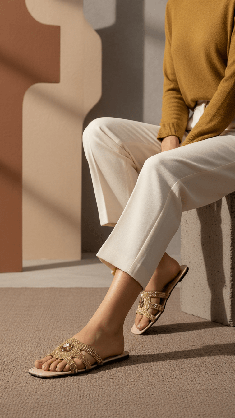 Golden Fancy Slipper FN7793