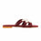 Maroon Fancy Slipper For Women FN7900