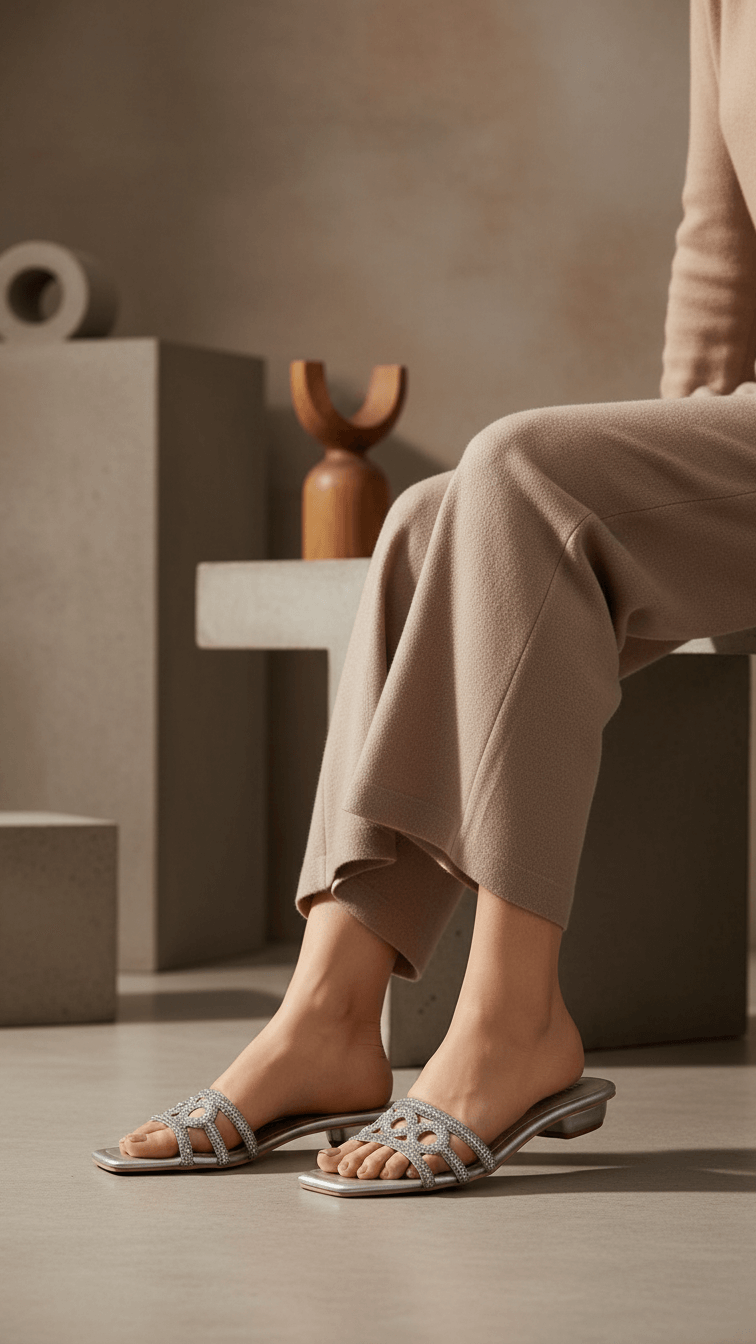 Silver Fancy Slipper FN7902