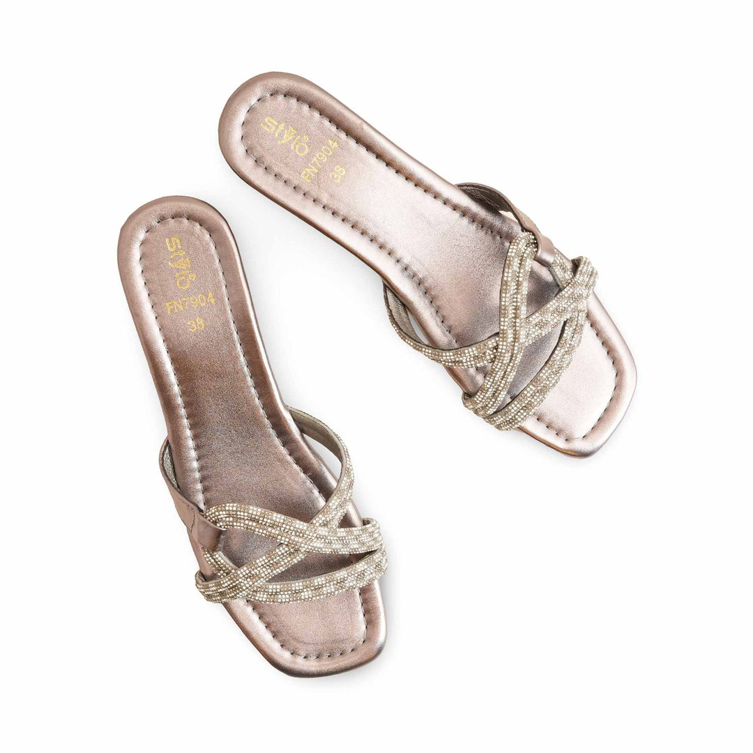 Grey Fancy Slipper FN7904