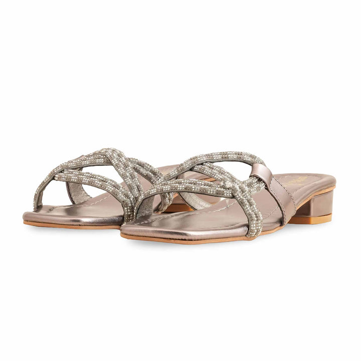 Grey Fancy Slipper FN7904