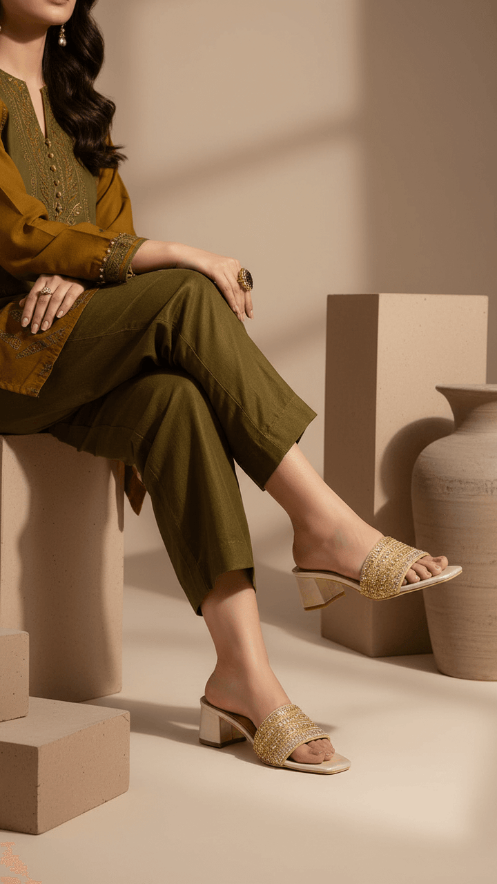 Golden Fancy Slipper FN7922