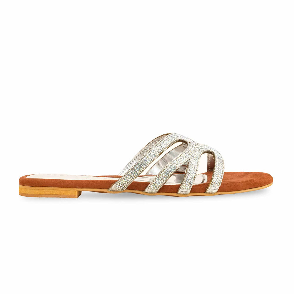 Coffee Fancy Slipper For Ladies FN7932