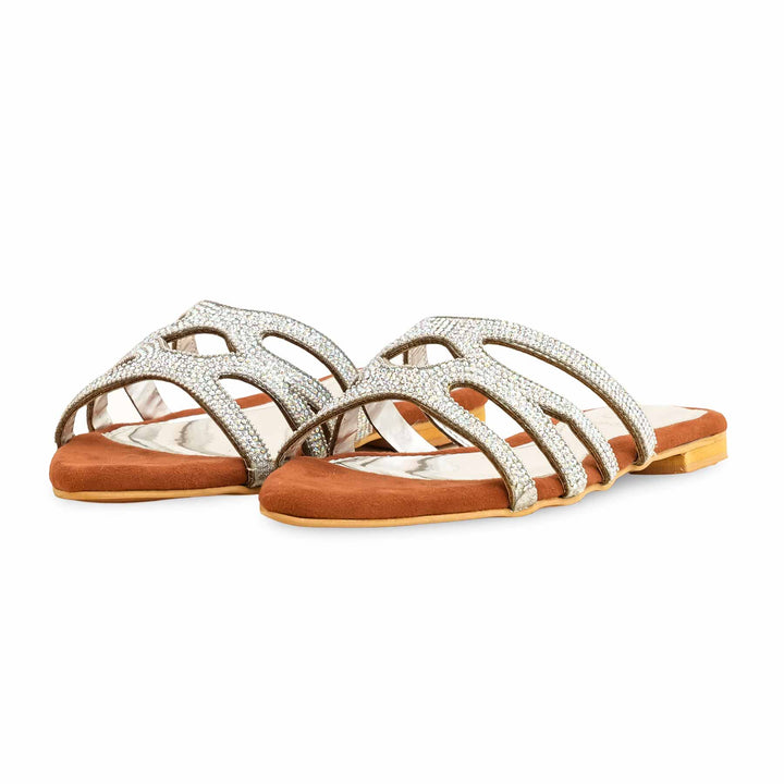 Coffee Fancy Slipper For Ladies FN7932