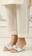 White Fancy Women Slipper FN7935