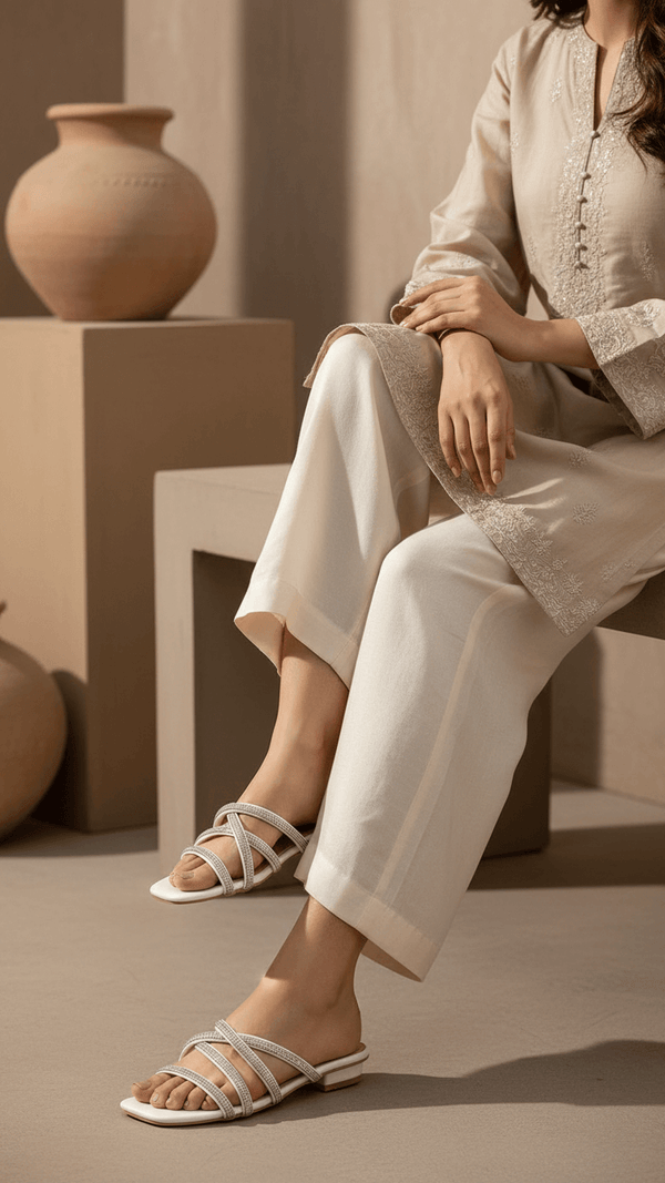 White Fancy Slipper FN7938